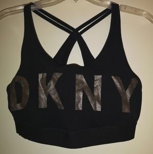 DKNY strappy sports bra, Sz L
